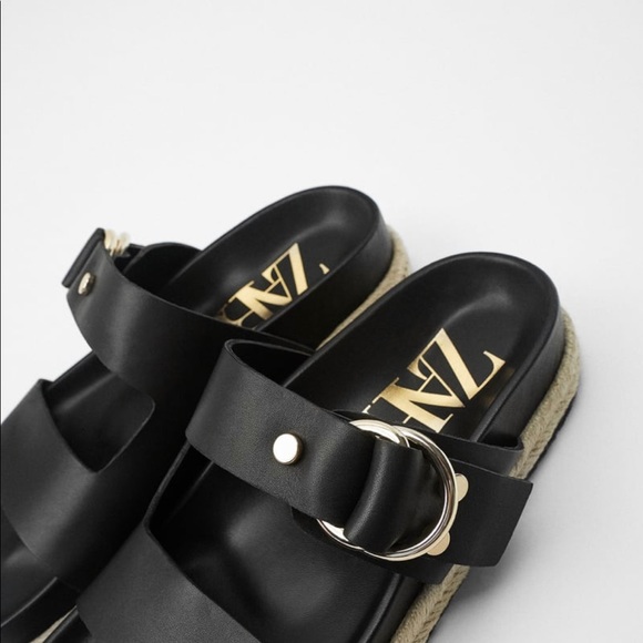 Zara Shoes Zara Leather Sandals Poshmark